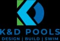 K and D Pools Logo